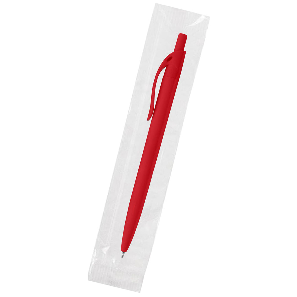 Sleek Write Red Rubberized Pen