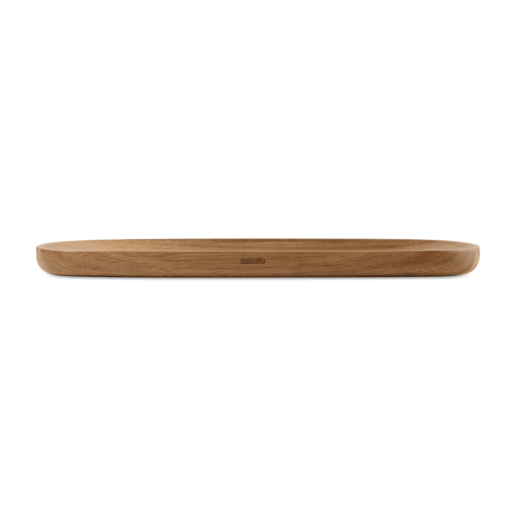 La Cuisine Wood Oval Tray