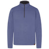 Landway Men's French Blue Basecamp Chevron Heathered Quarter-Zip Pullover