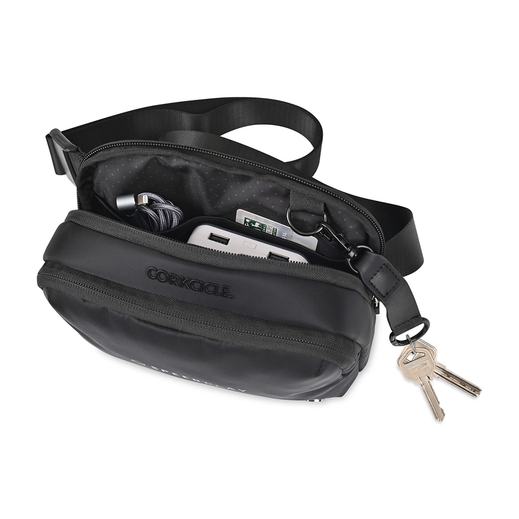 Corkcicle Black Series A Crossbody Belt Bag