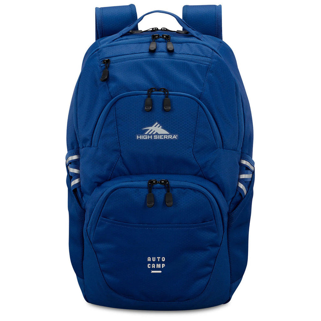 High Sierra Cosmic Blue Swoop SG Laptop Backpack