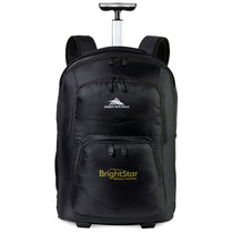 High Sierra Black Freewheel Pro Wheeled Backpack