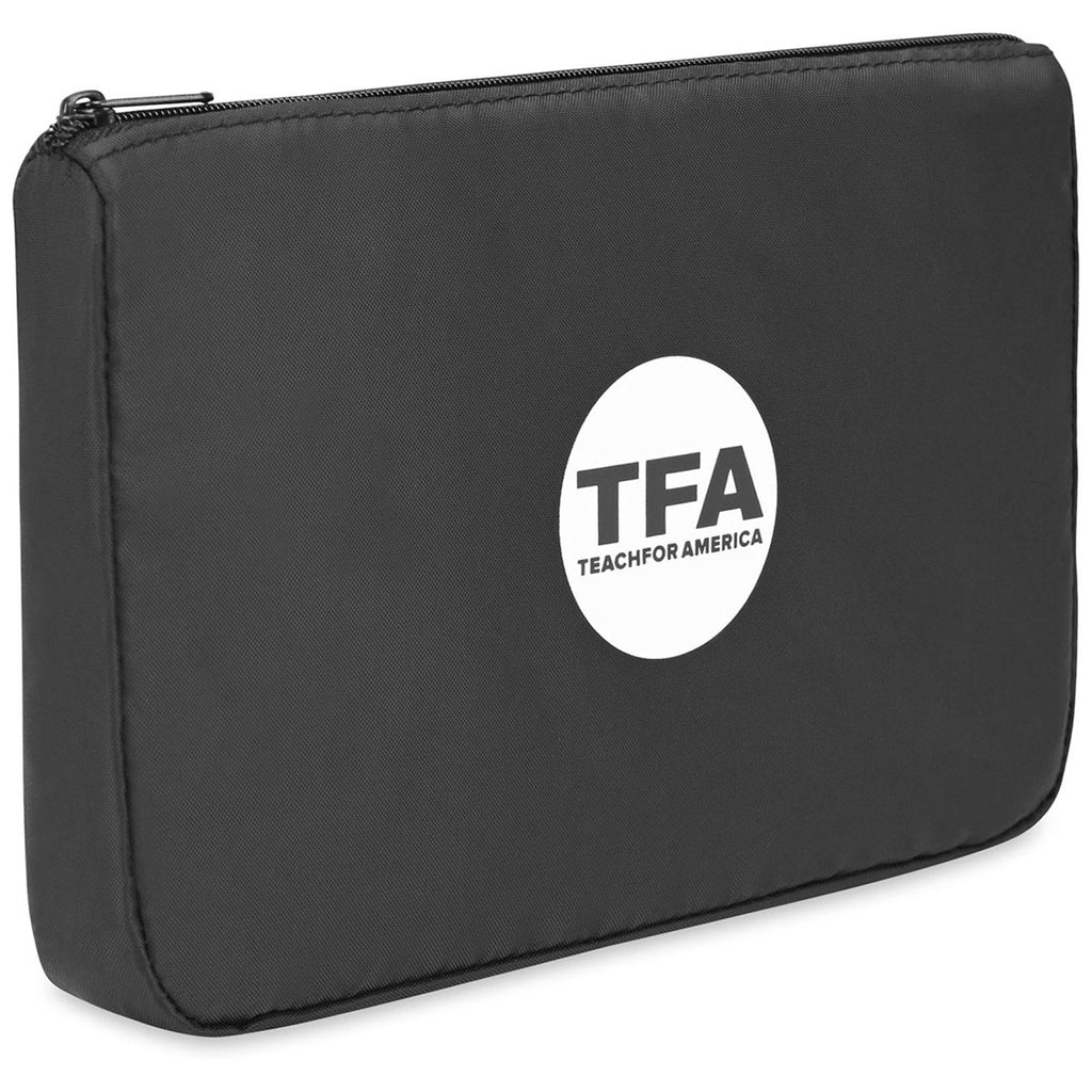 Gemline Black Arlo rPET Zippered Pouch