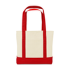 Gemline Red Large Canvas Tote