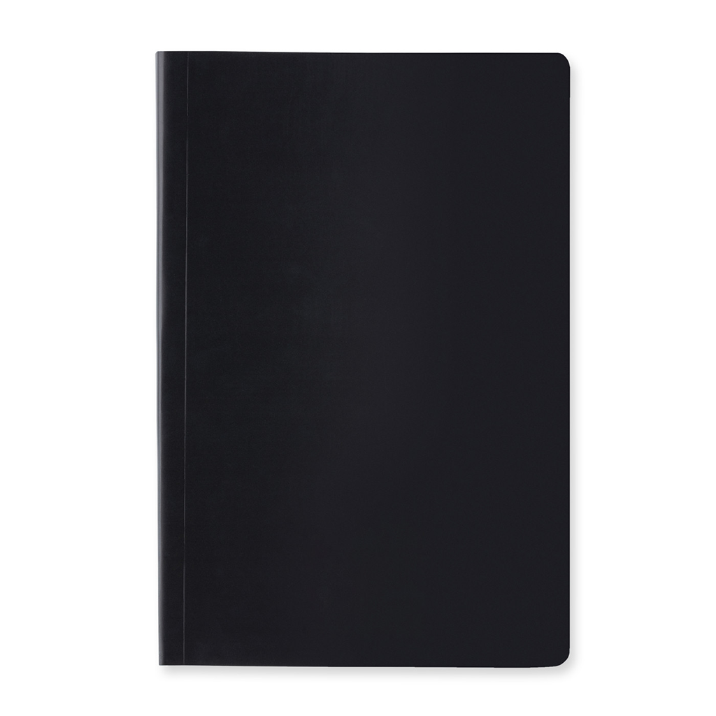 XD Connects Black Impact Softcover Stone Paper Notebook A5