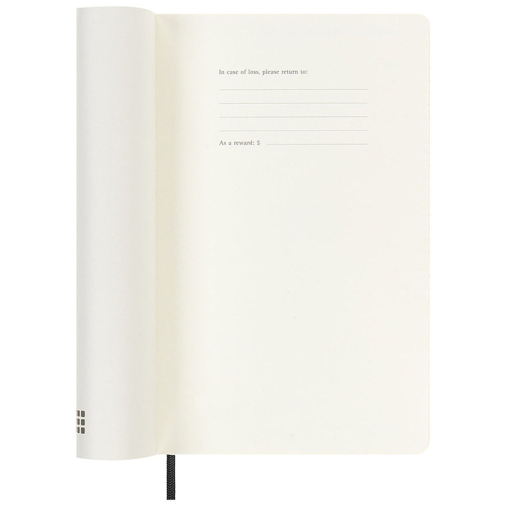 Moleskine Black Soft Cover Large 12-Month Weekly 2026 Planner