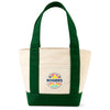 Gemline Green Petite Canvas Tote