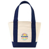 Gemline True Navy Petite Canvas Tote