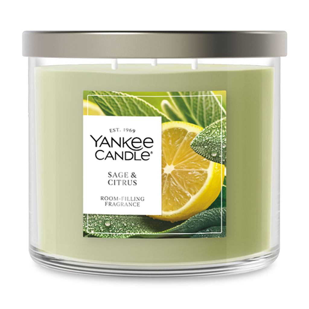 Yankee Candle Sage and Citrus 3-Wick Candle