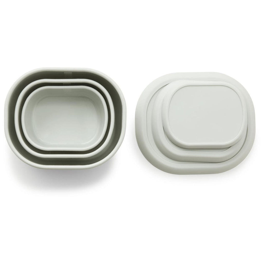 Gemline Grey Silicone Storage Container, Set of 3