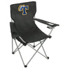 48-Hour Leed's Black Game Day Event Chair (300lb Capacity)