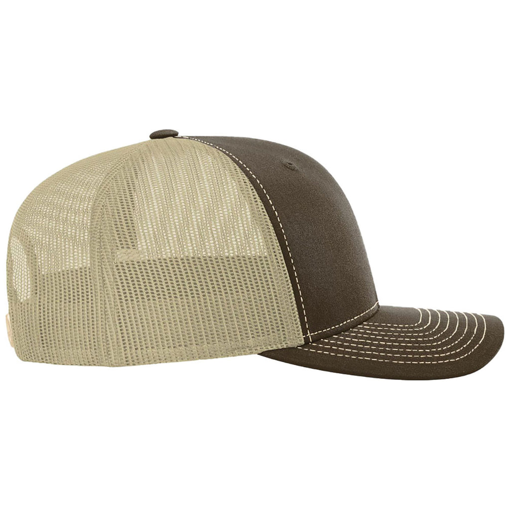 Richardson Brown/Khaki Trucker Cap