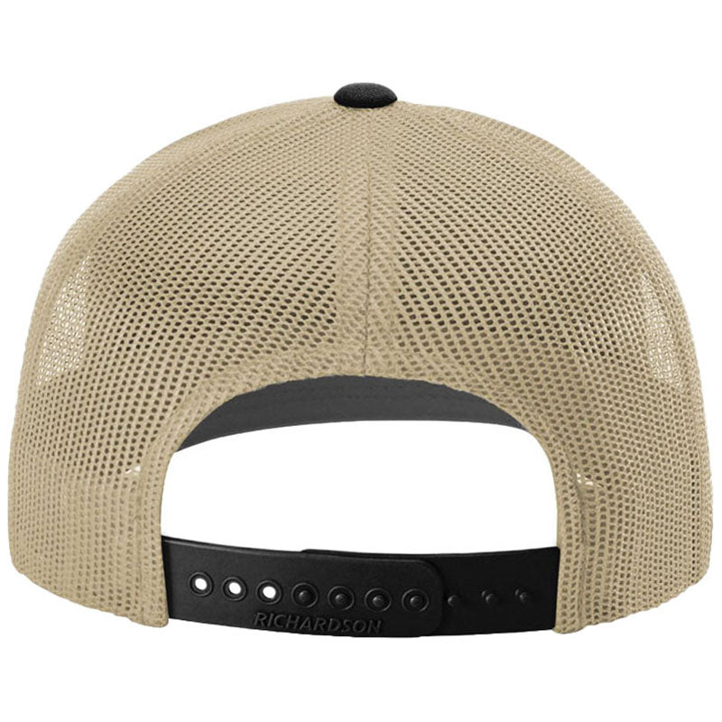 Richardson Khaki/Khaki/Black Trucker Cap