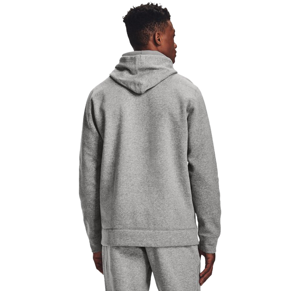 Under Armour Men's True Grey Hustle Fleece Hoody