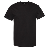 American Apparel Unisex Black Heavyweight Cotton Tee