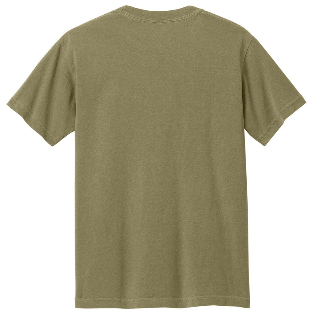 American Apparel Unisex Faded Army Heavyweight Cotton Garment-Dyed Tee