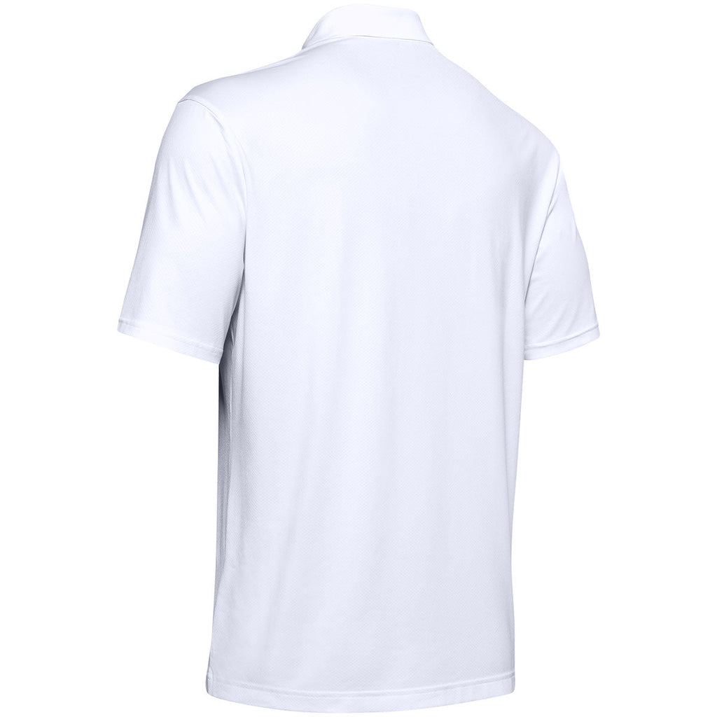 3 Day Under Armour Men's White Team Performance Polo