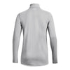 Under Armour Women's Mod Grey Light Heather Team Tech 1/2 Zip