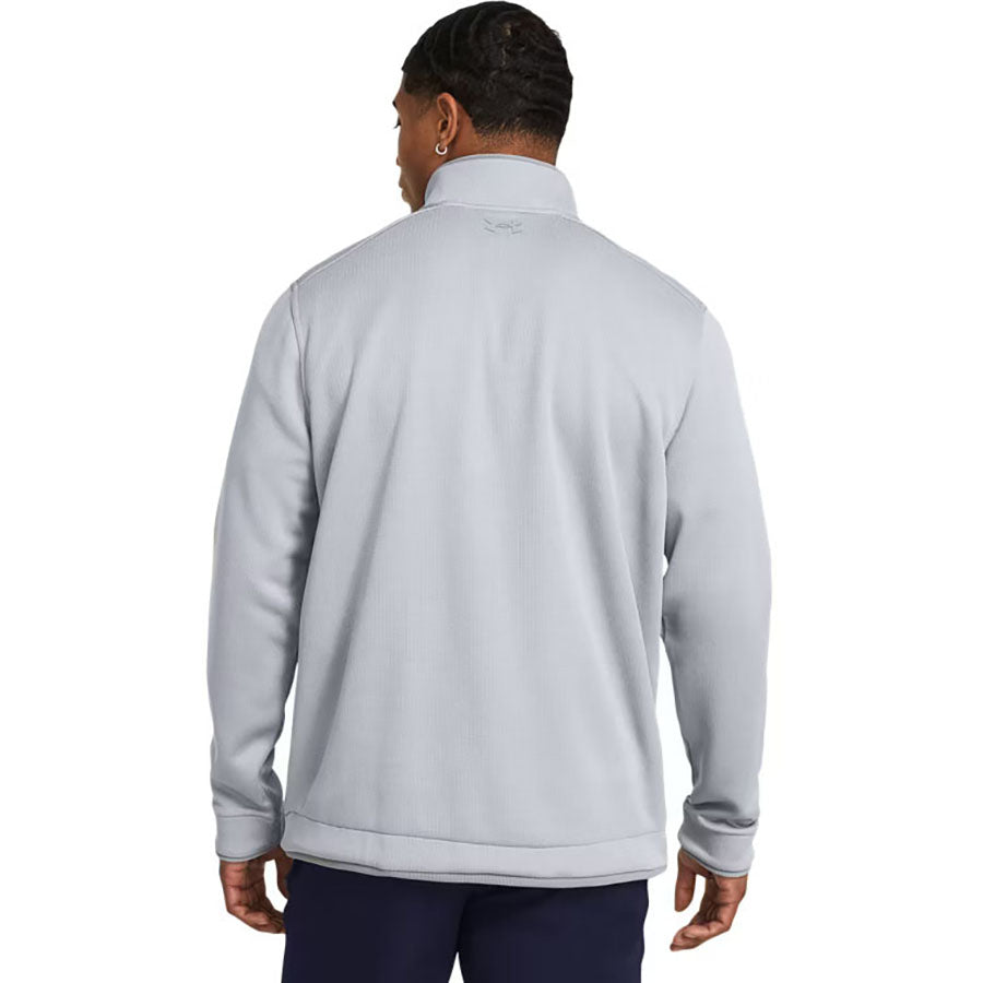 Under Armour Men's Steel/White Storm Sweaterfleece 1/4 Zip