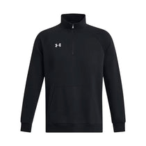 Under Armour Men's Black Rival Fleece 1/4 Zip