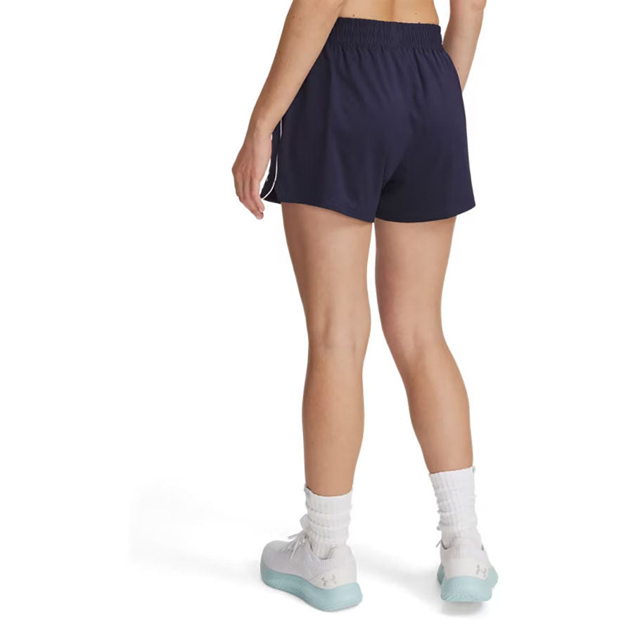 Under Armour Women's Midnight Navy/White Tech Team 3" Shorts