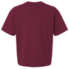 American Apparel Unisex Burgundy Heavyweight Cotton Mid-Length Tee