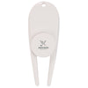 Leed's White Divot Tool with Ball Marker