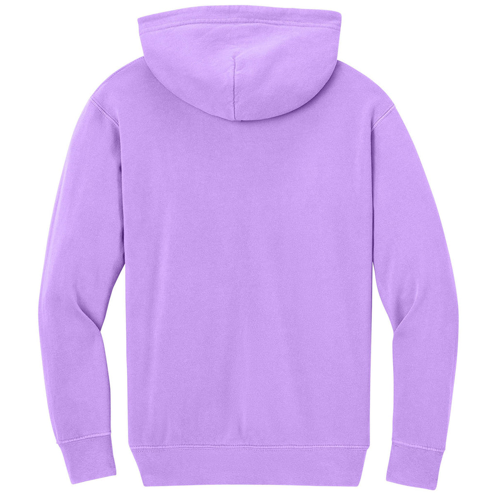 Comfort Colors Youth Neon Violet Lightweight Hooded Sweatshirt