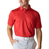 Straight Down Men's Flag Red Sullivan Polo