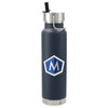 Leed's Navy Thor Copper Vacuum Insulated Bottle 25oz Straw Lid