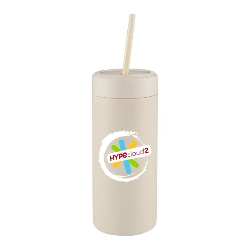 Leed's Sol Cream Tonal Straw Tumbler 20oz