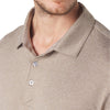 Glyder Men's Mocha Heather Pin Seeker Polo