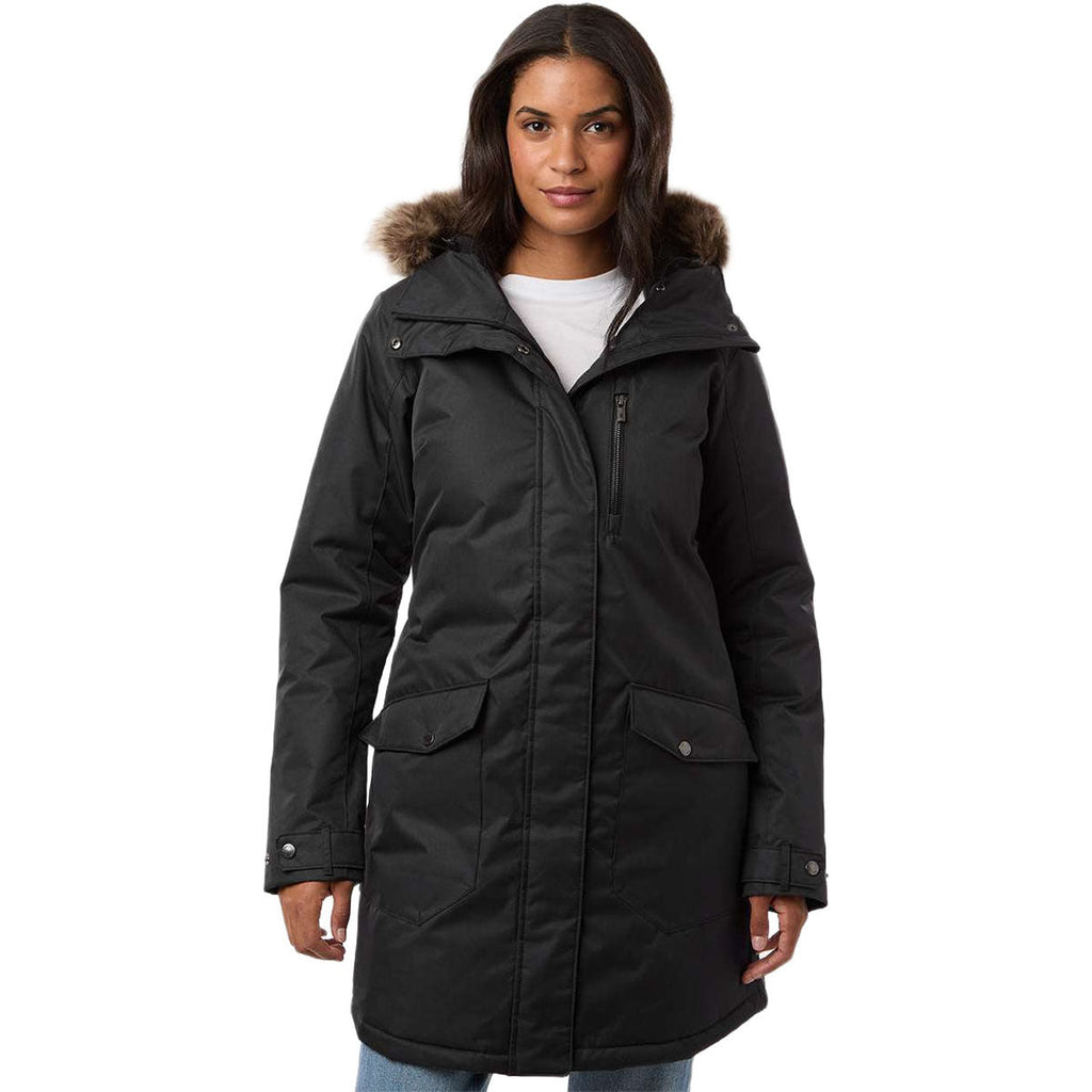 Columbia Women's Black Suttle Mountain Long Insulated Jacket