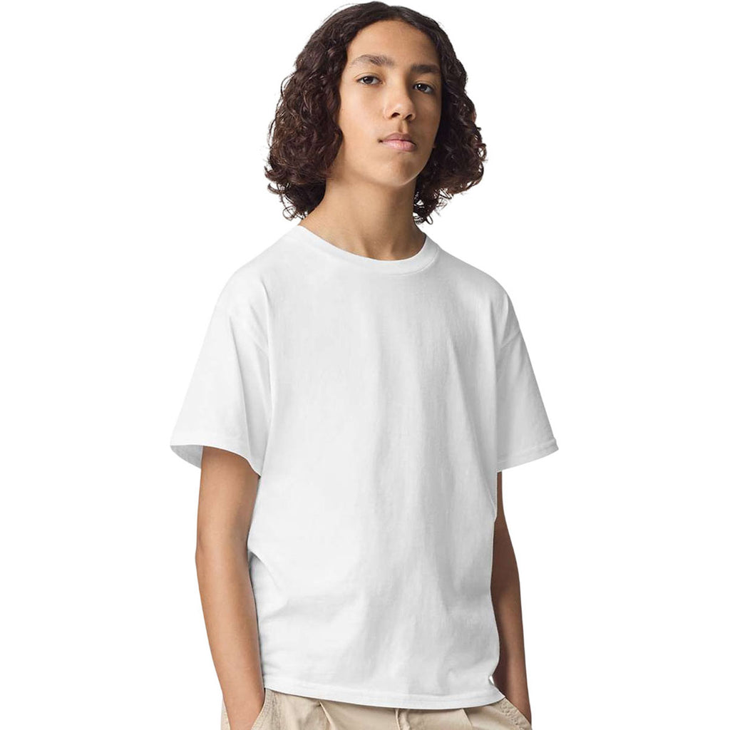 American Apparel Youth White Fine Jersey Tee