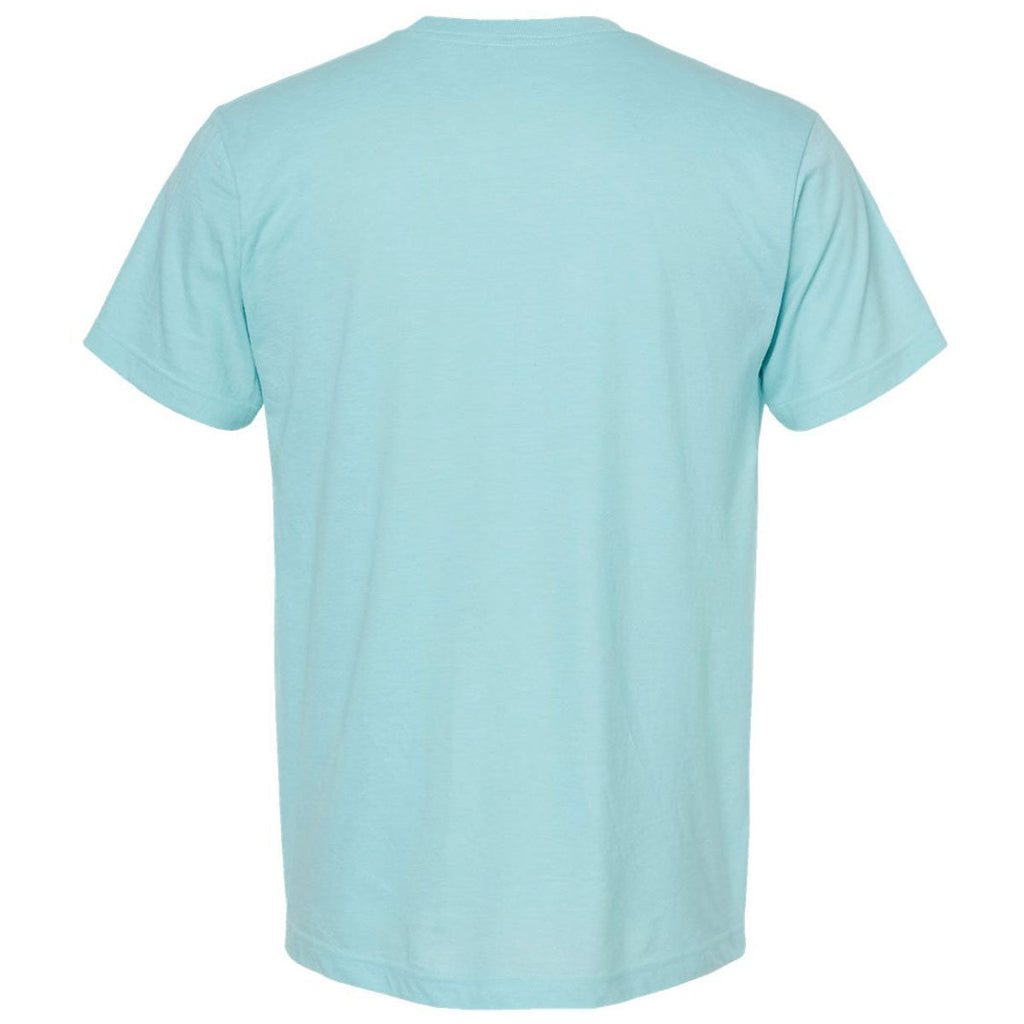 Tultex Unisex Heather Purist Blue Fine Jersey T-Shirt