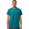 Tultex Unisex Teal Fine Jersey T-Shirt