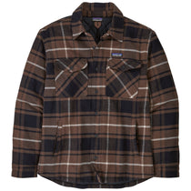 Patagonia Men's Outdoor: Molasses Brown Lightweight Insulated Fjord Flannel Shirt