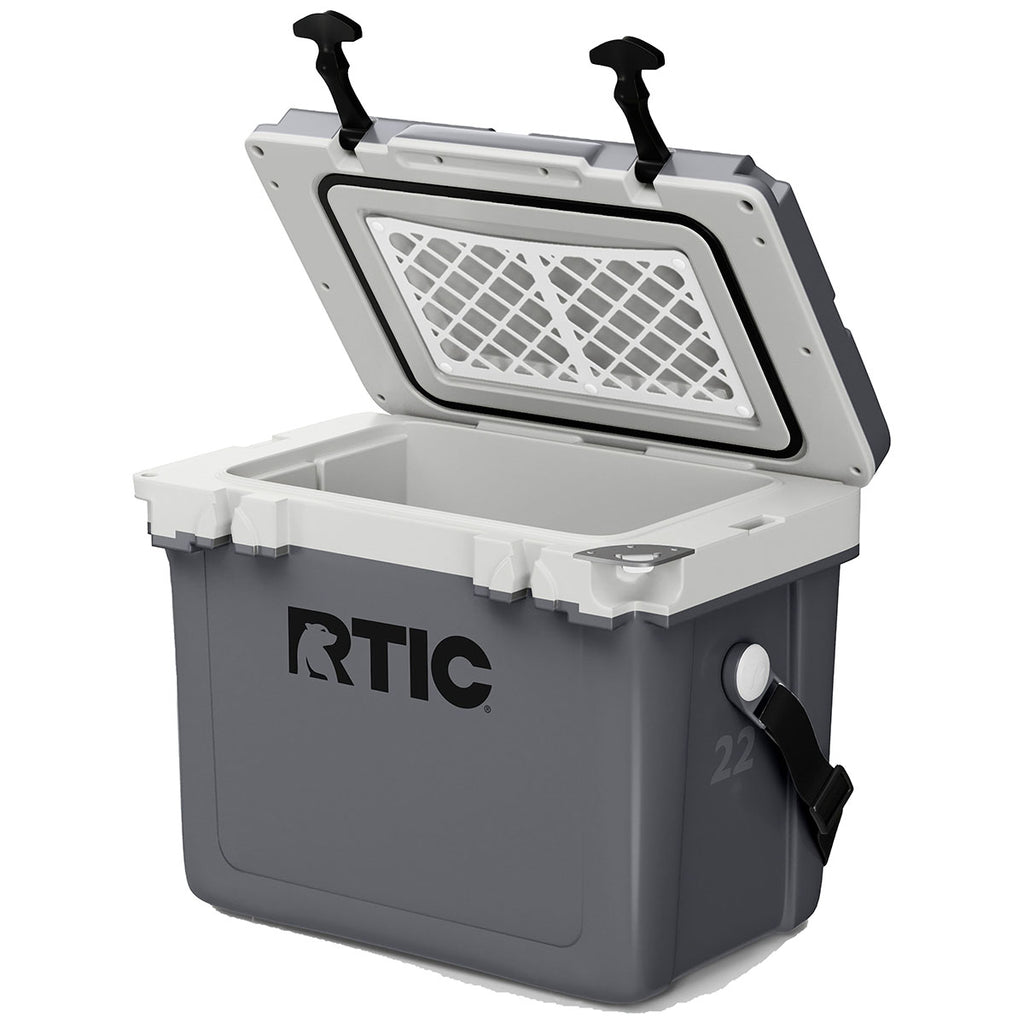 RTIC Dark Grey & Cool Grey 22 QT Ultra-Light Cooler