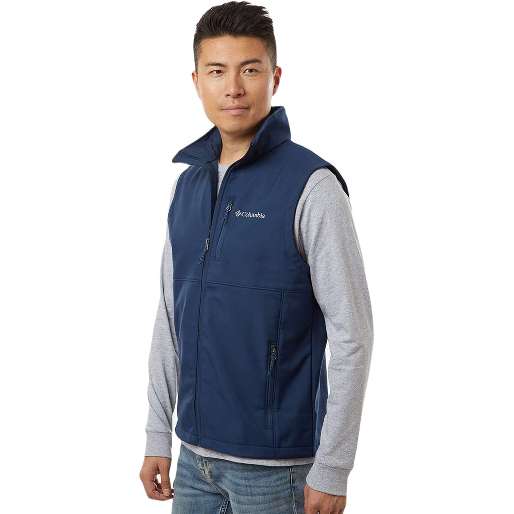 Columbia Men's Collegiate Navy Ascender Soft Shell Vest