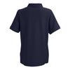 Vantage Women's Navy Soft-Blend Double-Tuck Pique Polo