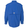 Columbia Men's Vivid Blue PFG Bahama Long Sleeve Shirt