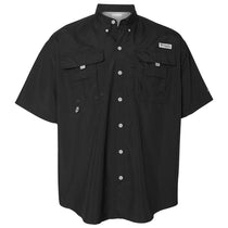 Columbia Men's Black PFG Bahama Short Sleeve Shirt