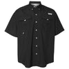 Columbia Men's Black PFG Bahama Short Sleeve Shirt