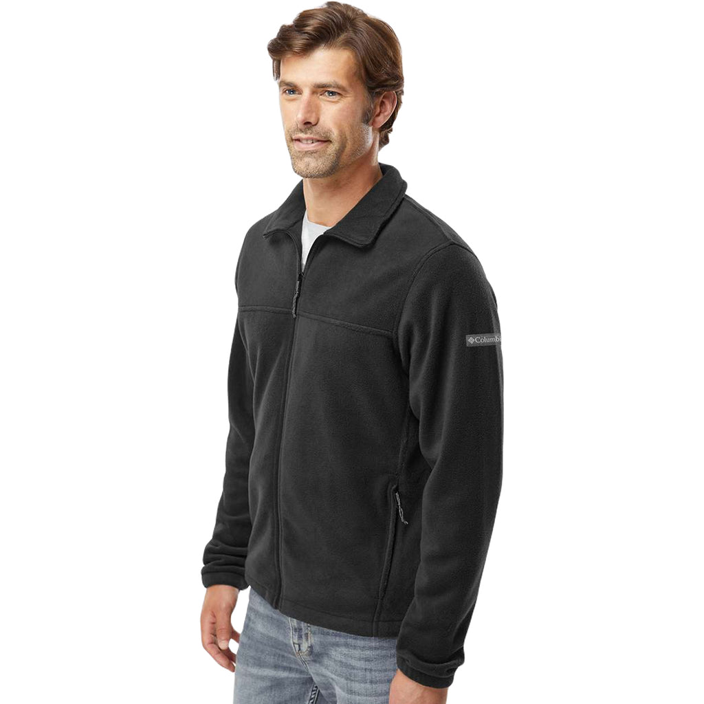 Columbia Men's Collegiate Black Steen's Mountain Full Zip 2.0 Jacket