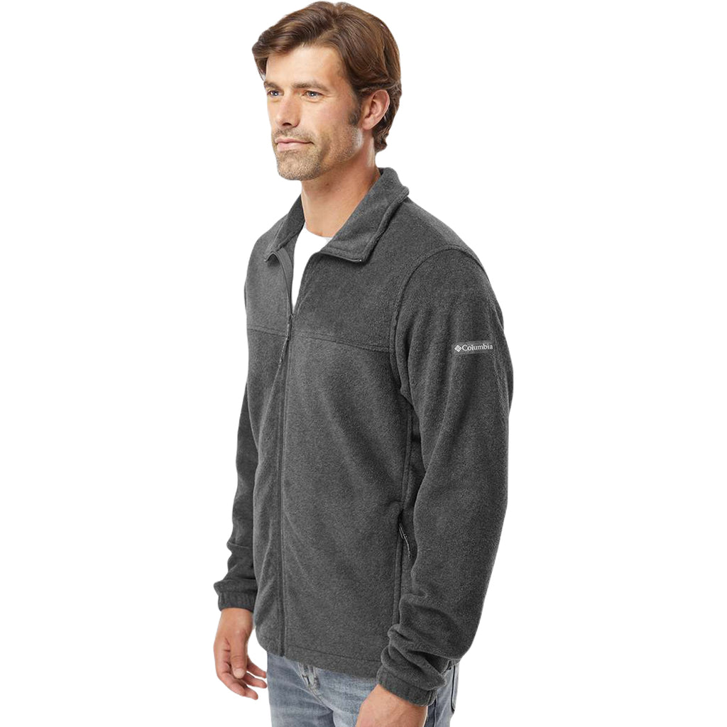 Columbia Men's Collegiate Charcoal Heather Steen's Mountain Full Zip 2.0 Jacket