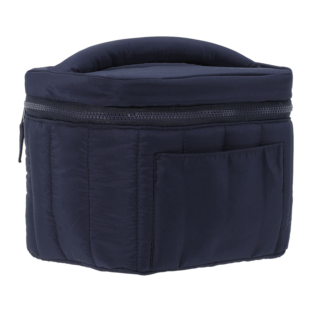 Leed's Navy Puffer Recycled 9 Can Lunch Cooler