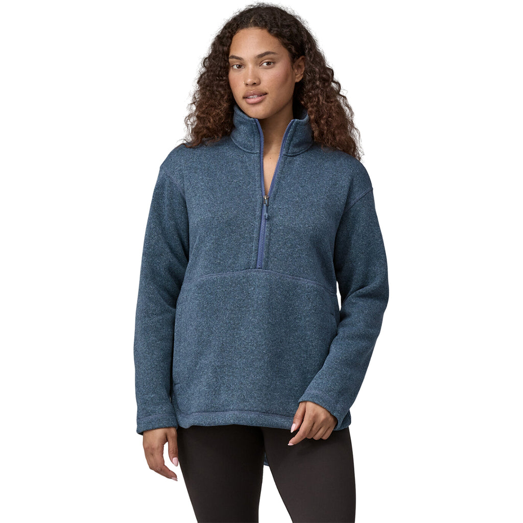 Patagonia Women's Utility Blue Better Sweater Oversized Fleece Pullover