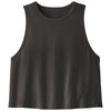 Patagonia Women's Ink Black Capilene Cool Trail Cropped Tank Top