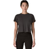Patagonia Women's Ink Black Capilene Cool Trail Cropped Shirt