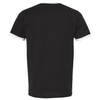 Tultex Unisex Black/White Fine Jersey Ringer T-Shirt